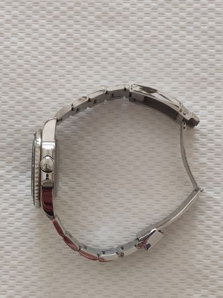Reloj Automático Negro y Plateado
