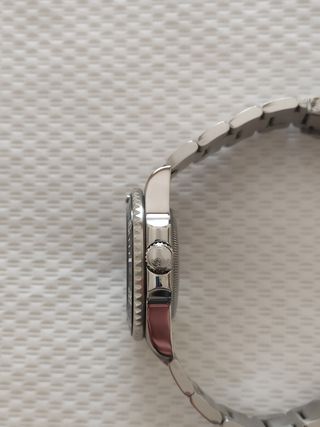 Reloj Automático Negro y Plateado