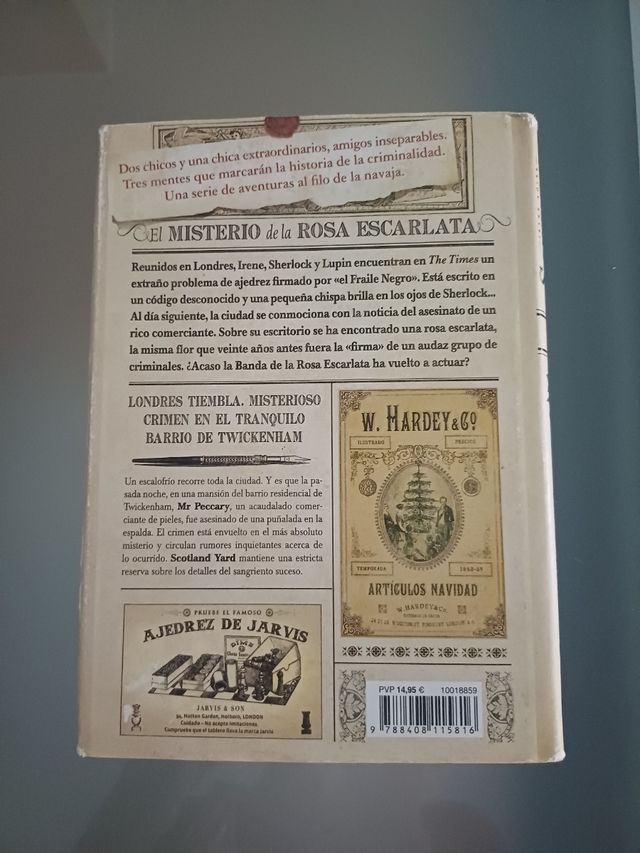 Sherlock Lupin y yo El misterio de la Rosa Escarla