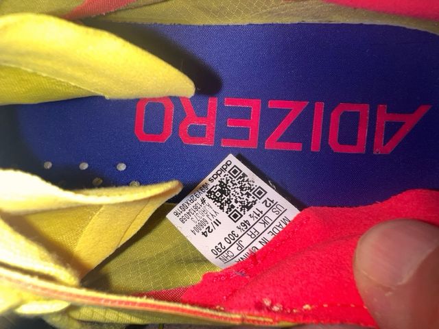 Adidas Adios Pro 4 Tokio - Giallo/Blu