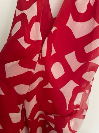 Abito corto Benetton donna rosso