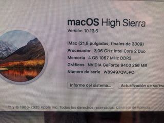 iMac (21,5 pulgadas, finales de 2009)