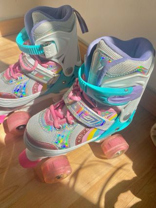 Patin 4 Ruedas Talla 31-34 Niña
