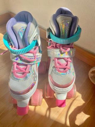 Patin 4 Ruedas Talla 31-34 Niña