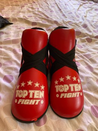 Botines Top Ten Fight Rojos