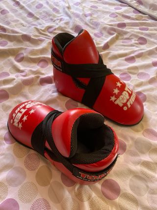Botines Top Ten Fight Rojos