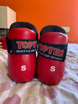Botines Top Ten Fight Rojos