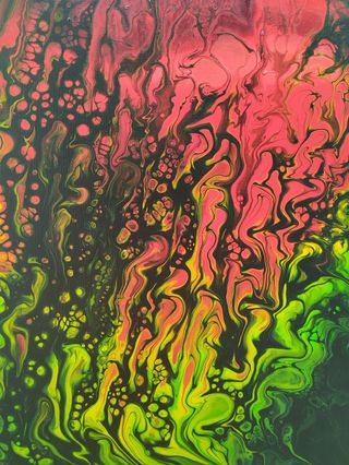 Acrylic Fluid Painting n.3