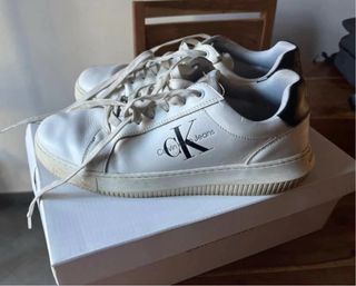 Scarpe Calvin Klein Jeans bianche e nere
