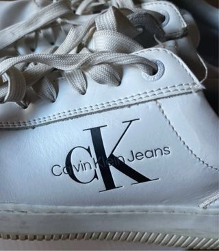 Scarpe Calvin Klein Jeans bianche e nere