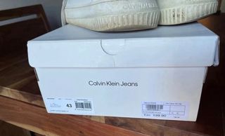 Scarpe Calvin Klein Jeans bianche e nere