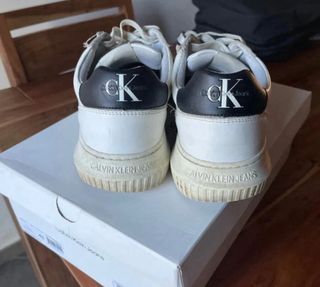 Scarpe Calvin Klein Jeans bianche e nere