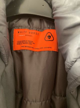 Giaccone White Goose Grigio