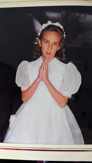 Vestido de Comunión Blanco.