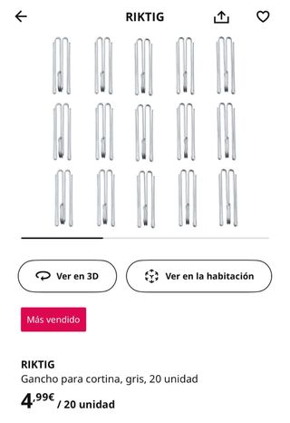 Barra Cortina Negra Ikea