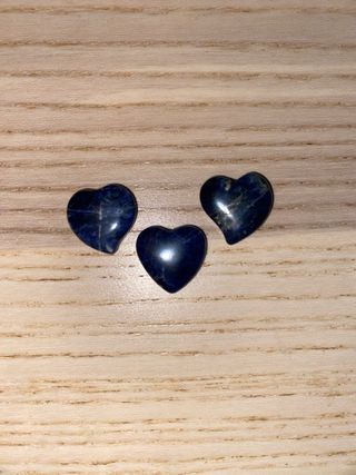 3 Corazones de Lapislázuli