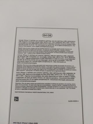 iPhone 11 Negro 64GB