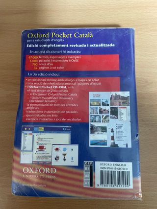 Diccionari Oxford Pocket Català: Cat/Ing 3rd Edici