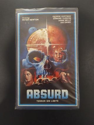 Pelicula Absurd (Terror sin limite) en VHS