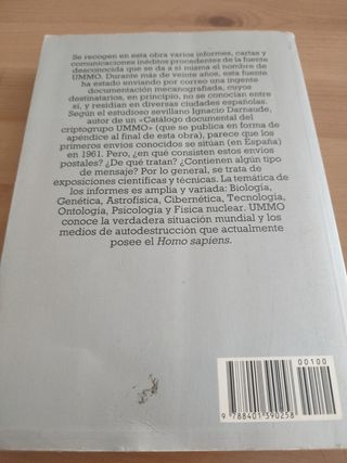 Libro Ummo informa a la Tierra Antonio Ribera