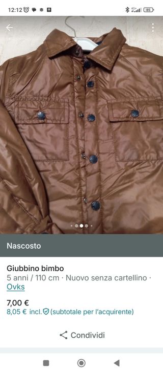 Giubbino bimbo OVKS