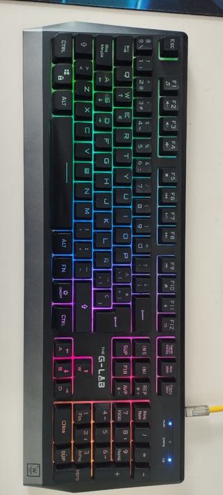 Teclado y Ratón Inalámbrico The G-LAB Negro 