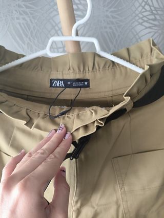 Pantalón ancho Zara beige Talla XS nuevo
