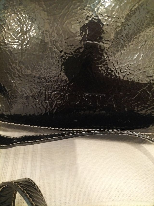 Bolso Vicosta Negro Charol