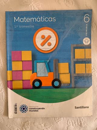 Matemáticas 6 primaría Primer trimestre
