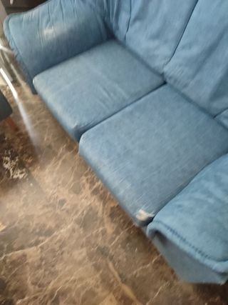 Mesa y sillas de salón comedor, sofá, aparador