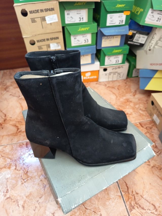 Botas de mujer terciopelo dulce rubio talla 37 neg