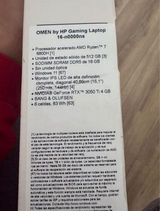 Ordenador OMEN HP Negro