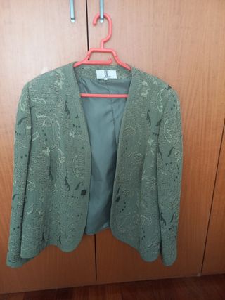EQ Traje Verde Mujer Talla M/38/10