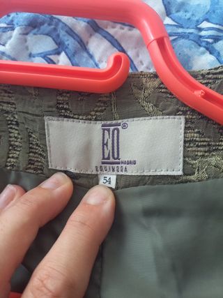 EQ Traje Verde Mujer Talla M/38/10