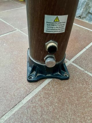 Ducha exterior piscina