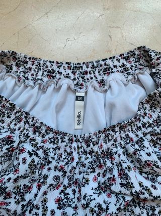 Blusa Floreada Talle M