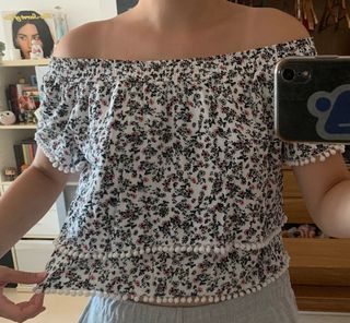 Blusa Floreada Talle M