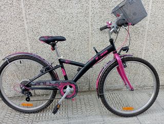 Bicicleta Btwin Poply 24 Rosa