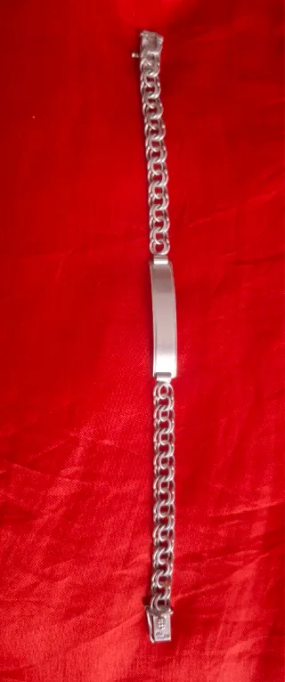 Pulsera esclava plata ley 925