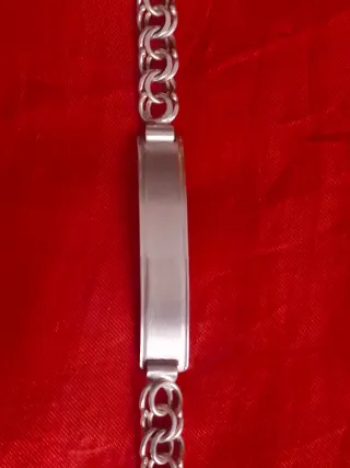 Pulsera esclava plata ley 925