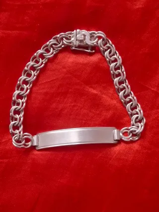 Pulsera esclava plata ley 925