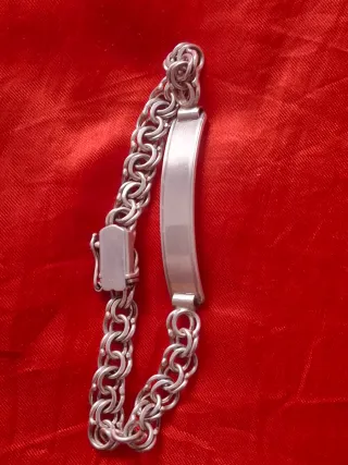 Pulsera esclava plata ley 925