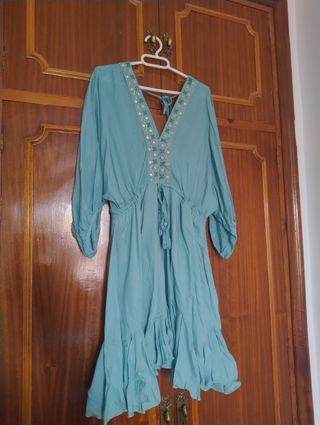Vestidos de verano talla XL turquesa 