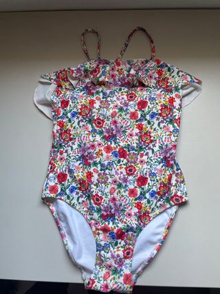 Bañador floral niña