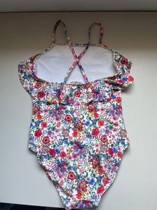 Bañador floral niña