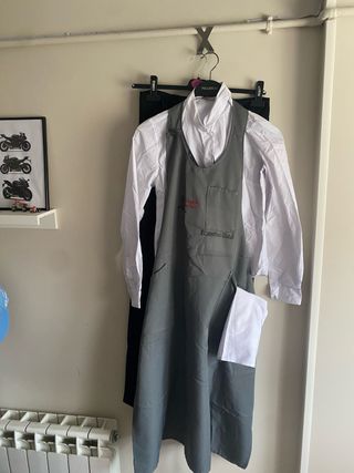 Uniforme FP Restauración Gris y Blanco