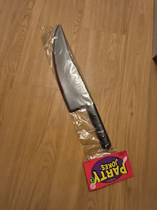Cuchillo de plástico para disfraz