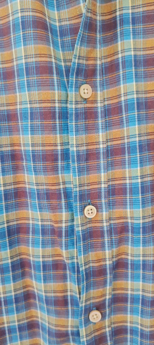 Camisa cuadros Massimo Dutti hombre