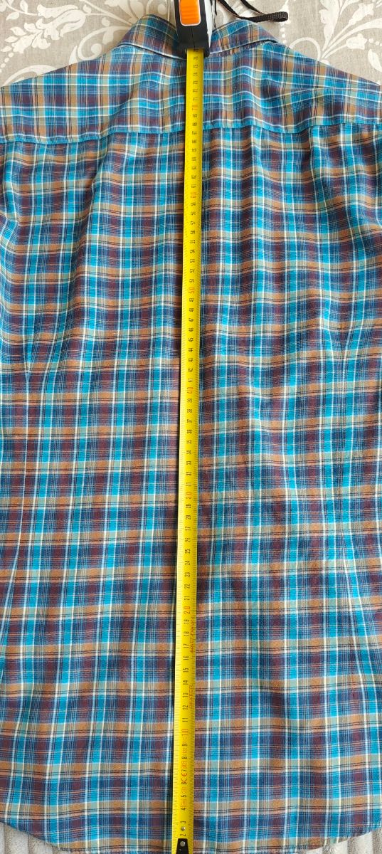 Camisa cuadros Massimo Dutti hombre