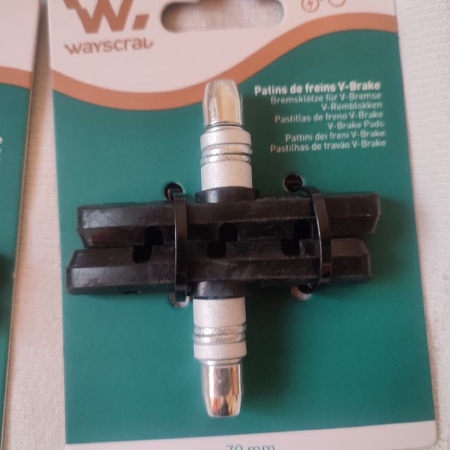 2 Novos Sapatos de Travão de Bicicleta V-Brake mtb btt